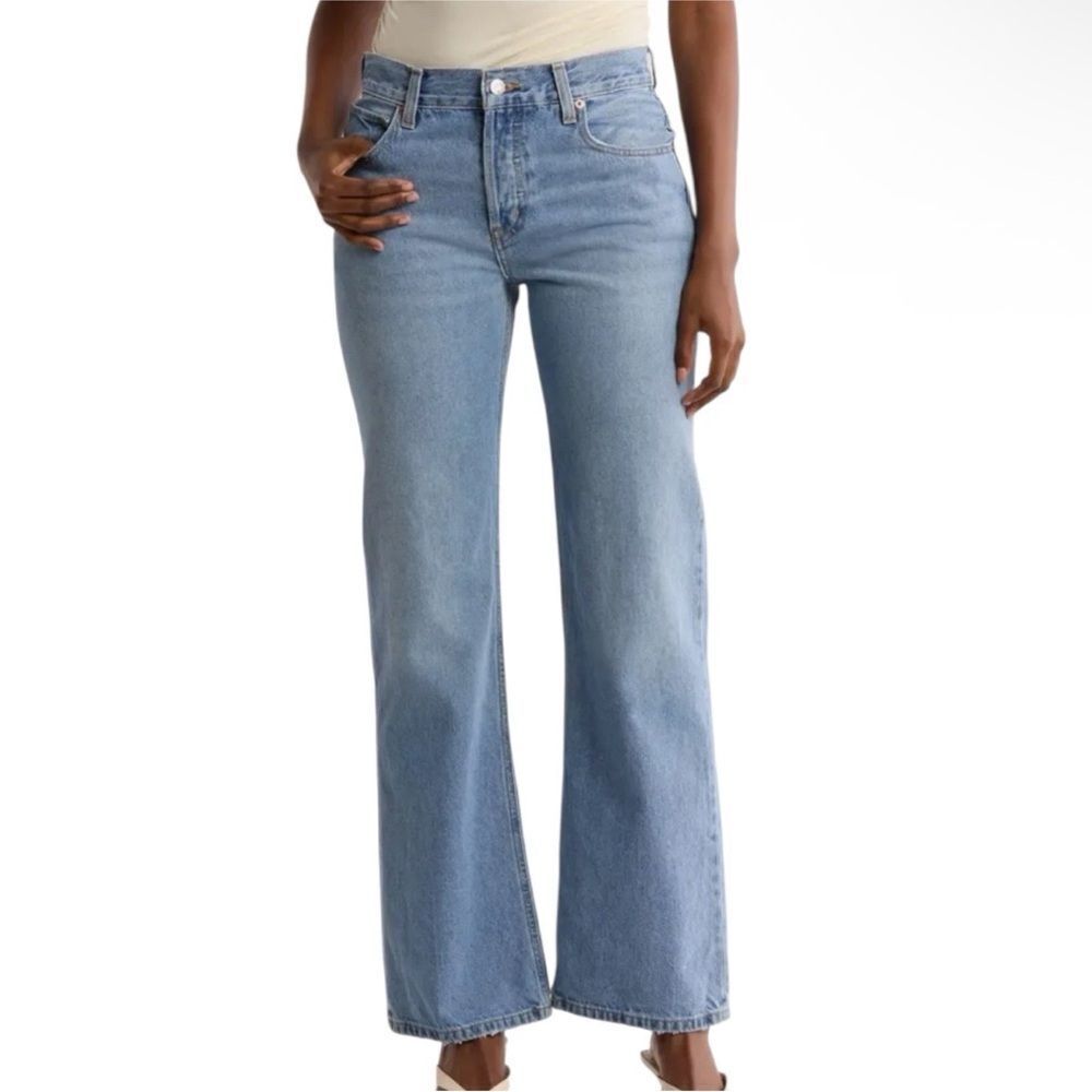 NWT -Etica Amis Relaxed Bootcut Jeans - Size 27